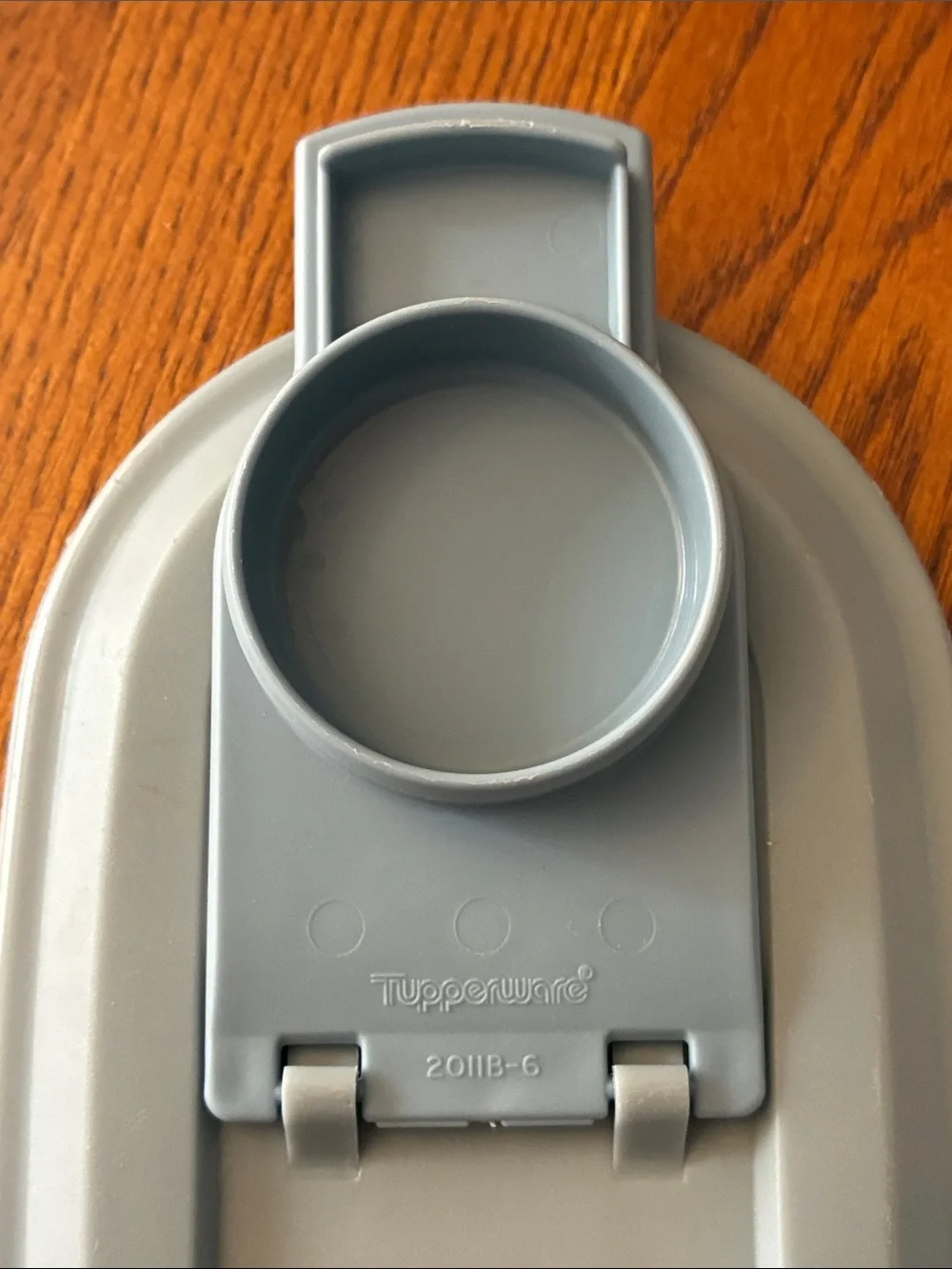 Tupperware Plastic Pitcher with Gray Lid and Handle